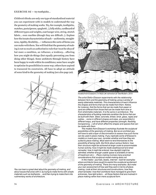 Exercises in Architecture sample page